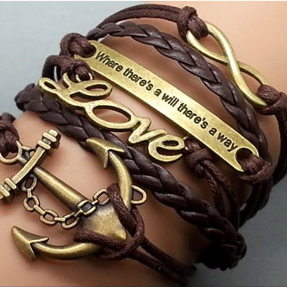 2/$30- ✨Bracelet Where There’s A Will✨ADD-ON $60+✨